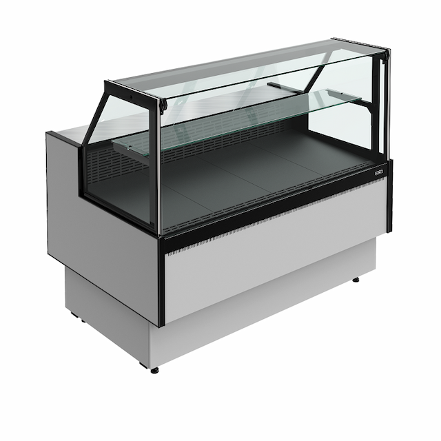 Витрина холодильная Carboma Palm 3 GC95 SV 1,25-1 без боковин (версия 2.0) 9006-9005