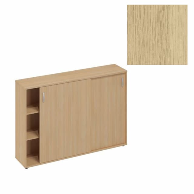 Шкаф-купе средний (для 2-х столов 80) Юнитекс А4 (164.4x36.4x112.8) А4 322 НД натуральный дуб