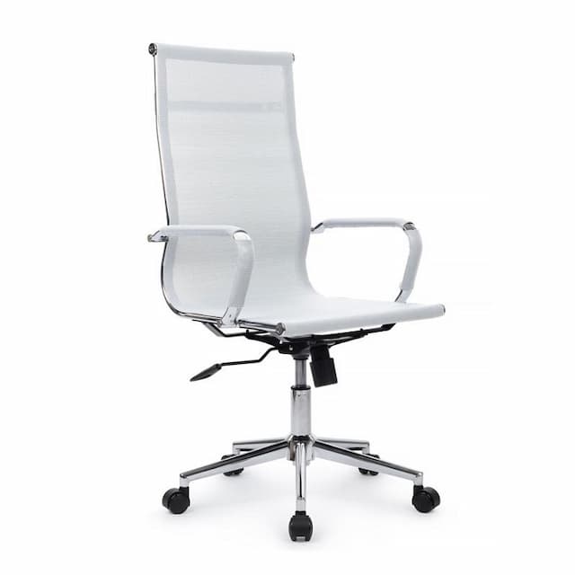 Кресло офисное Riva Chair Hugo (6001-1SE) белый
