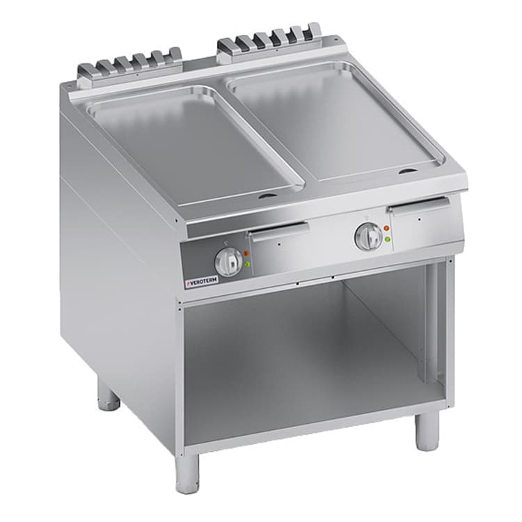 Поверхность жарочная VEROTERM VT4FBEP10VVL 2 зоны, гладкая напольная