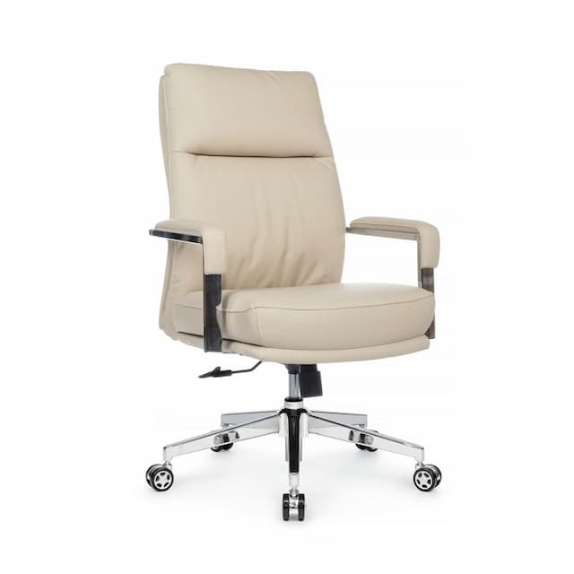 Кресло офисное Riva Chair Leon-M (B916) кремовый