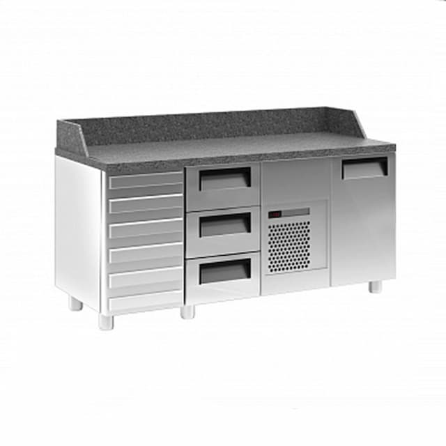 Стол холодильный Полюс 700 PIZZA ONE SIDE T70 M2pizza-1 0430